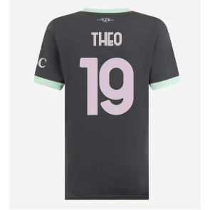 AC Milan Theo Hernandez #19 Dámské Alternativní Dres 2024-25 Krátký Rukáv